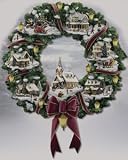 Review Thomas Kinkade  / Thomas Kinkade Illuminated Christmas Village Wreath