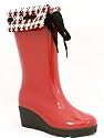 Sperry Sadie Tweed Collar Red Women's Boots