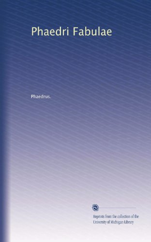 Phaedri Fabulae (Latin Edition)
