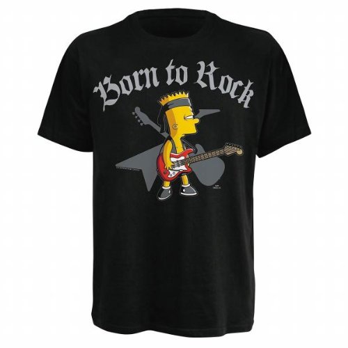 Universal Music Shirts Simpsons,The - Born To Rock 8315132 Unisex - Erwachsene Shirts/ T-S Preisvergleich