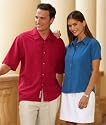 Cubavera Mens Shadow Box Camp Shirt (C5402) - 10 Amazing Colors