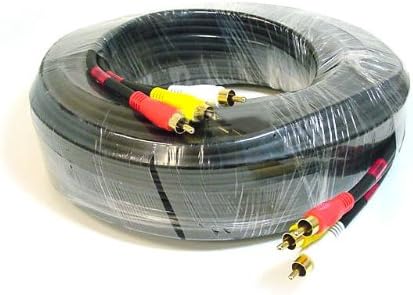 50FT Triple RCA Stereo Video Dubbing Composite Cable (3 x RG59U)