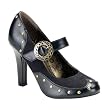 4 Inch High Heel Mary Jane Pump Shoes Steampunk Style Hardware Studs