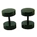 Men's Fashion Stud - Black Round Earrings