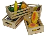 Wooden Healthy Eating Dairy Food Set