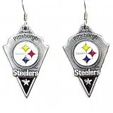NFL Pittsburgh Steelers Cast Dangle Earrings