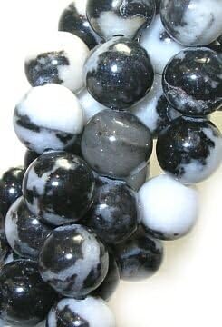 8mm Zebra Jasper Round Beads