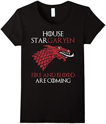 Women's House StarGaryen Tshirt Medium Black