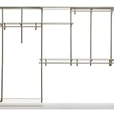 UPC 075381328753 product image for ClosetMaid ShelfTrack 5 ft. - 8 ft. Nickel Closet Organizer Kit | upcitemdb.com