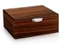 Lotus Macassar Cigar Humidor for 75 Cigars Gift Set