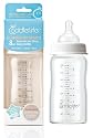 Coddlelife 8 oz Wide Neck Laboratory Grade Borosilicate Glass Bottle New Slimmer Design