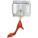 Dress Shoe Red Dangle Italian Charms