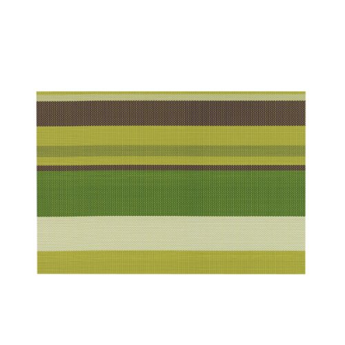 Zeller 26870 Tischl&auml;ufer "Stripes", PVC 35 x 140 cm, gr&uuml;n