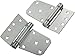 Stanley Hardware S808-774 CD2908 Heavy Duty Gate Hinge Set in Zinc, 3-1/2