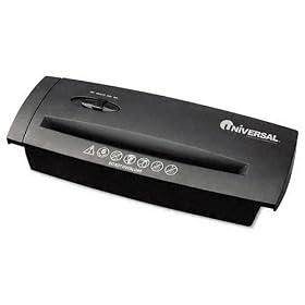 UNV38161 - Universal Light-Duty 38161 Strip-Cut Paper Shredder by Universal