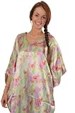 Womens Satin Caftans, Value Pack, 3 Different Prints, Plus Size