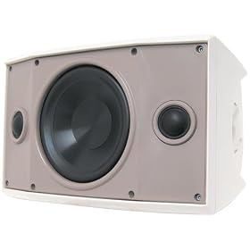 Proficient Audio Systems AW500TTWHT 5.25-Inch Indoor/Outdoor Dual Voice Coil Speaker (White)