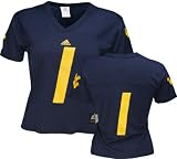 West Virginia Mountaineers Women's -No. 1- Replica Football Jersey