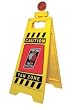 Portland Trail Blazers 29 inch Caution Blinking Fan Zone Floor Stand NBA Basketball