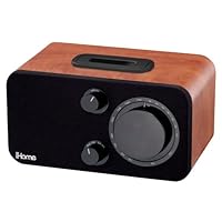 iHome iH14D AM/FM Table Radio and Speaker Dock for iPod (Brown)