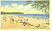Bathing In Lake Erie Postcard