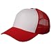 Cotton Trucker Cap-Red White