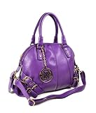 Belted Satchel Handbag