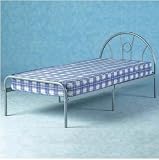 Home Comfort Nova 3ft Single Bed Frame Silver