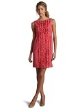 Maggy London Women's Eyelet Ruffle Front Dress