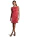 Maggy London Women's Eyelet Ruffle Front Dress