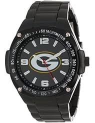 Game Time Unisex NFL-WAR-GB Warrior Green Bay Packers Analog 3-Hand Watch