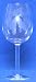 Individually Hand Etched Pinecone White Wine Glass 9" Set of Four