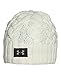 Under Armour Womens UA Around Town Beanie Ivory/Boulder One Size