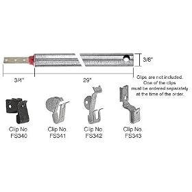 29" Standard Duty Window Balances Red Bushing (must be ordered with one of four clips)