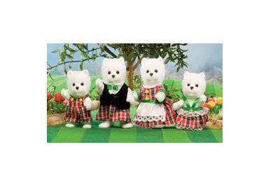 Childrens Toyshop  Toys : Sylvanian Families West Highland Terrier Family
