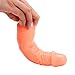 Cnlinkco Adult Toys Silicone Dildos Vibrating Massager for Woman Anal Realistic Penis(nude)