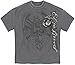 Marine Corps, USMC T-Shirt Marines Eagle Elite Breed Silver Foil Large Chorcoal Gray