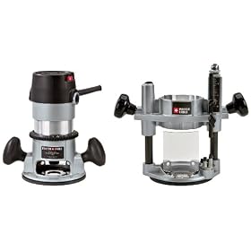 Porter-Cable 694VK 11 Amp 1-3/4-Horsepower Plunge and Fixed Base Variable Speed Router Kit