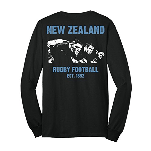 Long-Sleeve New Zealand Rugby T-Shirt - M