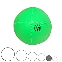 Silicone coated juggling ball - green