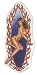 Surfer Girl Review Mirror Ornament