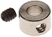 Nickel Plated Brass Shaft Collar, 3/32 Bore x 0.250 OD x 0.189 Width, 4-40 Set Screw