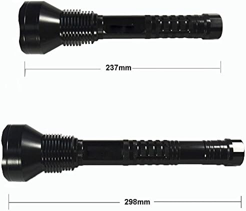 9 X Cree T6 LED 10000 Lumens Super Bright Flashlight 26650 Battery Travel Torch (Batteries Are Not Included)