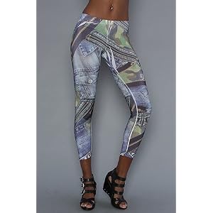 Buy *NYC Boutique The Unzip Me Legging,Leggings for Women by NYC Boutique