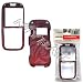 Red with Tribal Design Snap-On Cover Hard Case Cell Phone Protector for LG Rumor / Scoop / UX-260 LX-260 LX260