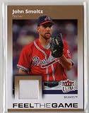 2007 Ultra John Smoltz Feel the Game Game Used Jersey Baseball Card