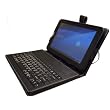 Toshiba Thrive Leather Case with Built-in USB Keyboard and Kick
