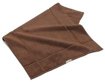 Columbia 100% Cotton Bath Mat, Dark Brown