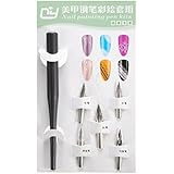 350buy 5pcs Acrylic Nail Art UV Gel Carving Pen Brush Liquid Powder DIY No. 4/6/8/10/12