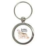 Cocker Spaniel Key Chain (Round)